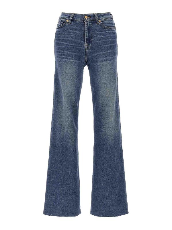 7 For All Mankind Jean Bootcut - Bleu