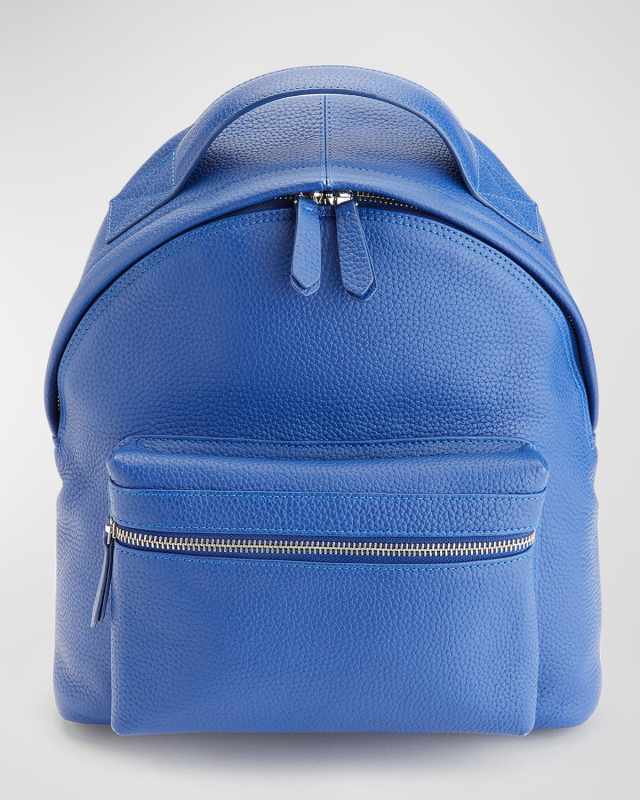 Personalized Leather Travel Backpack