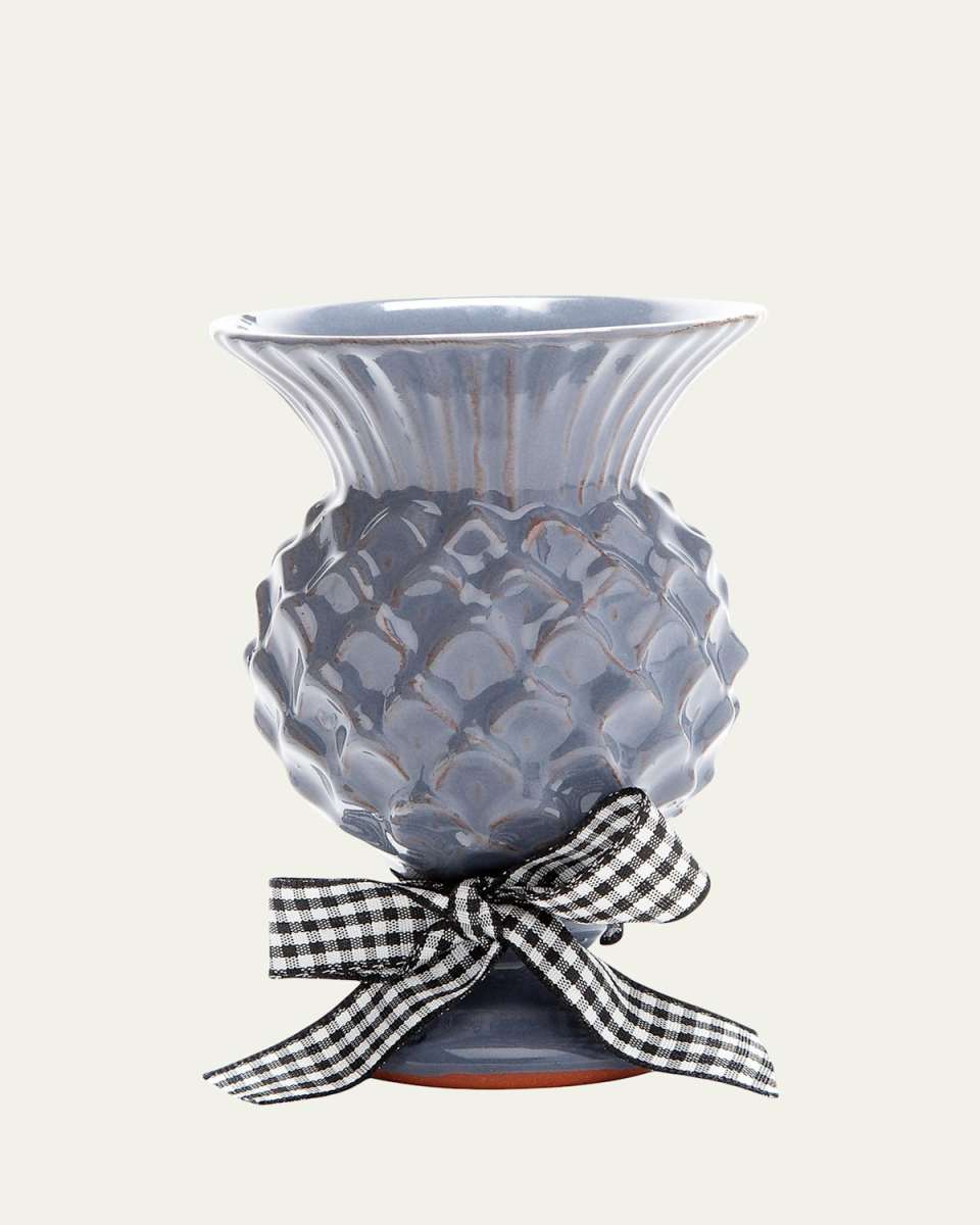 Mini Thistle Vase, Pewter