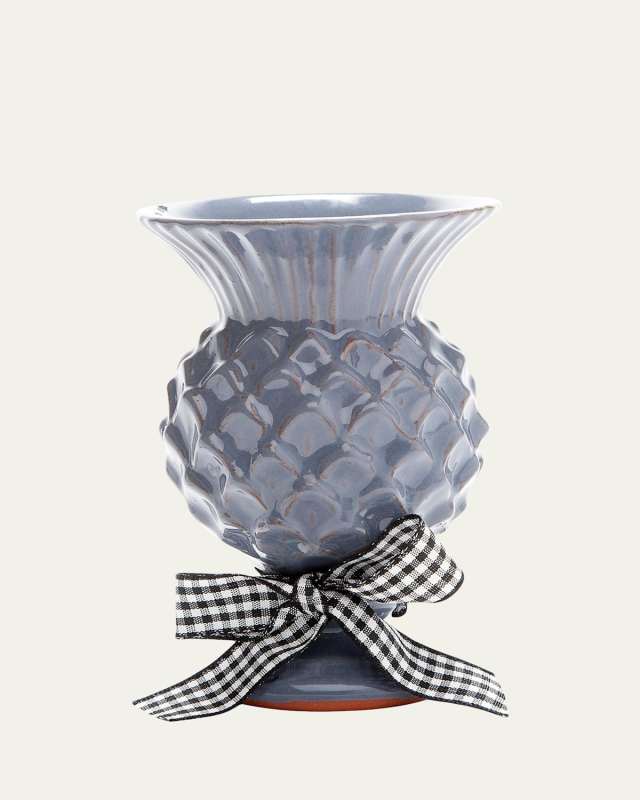 Mini Thistle Vase, Pewter