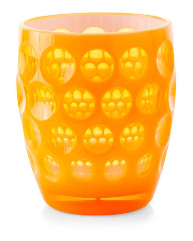 Lente Fluo Acrylic Drinking Glass, Orange