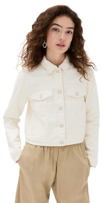 Good American Committed To Fit Jacket Cloud White001