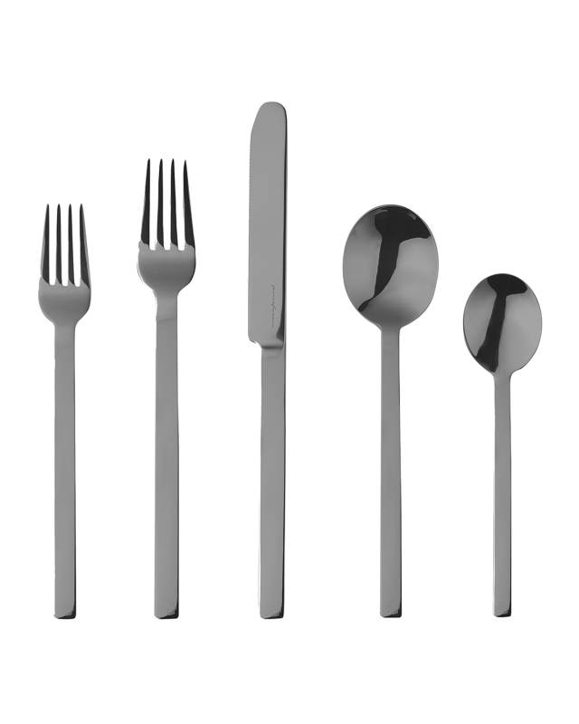 Stile Oro Nero 20-Piece Flatware Set