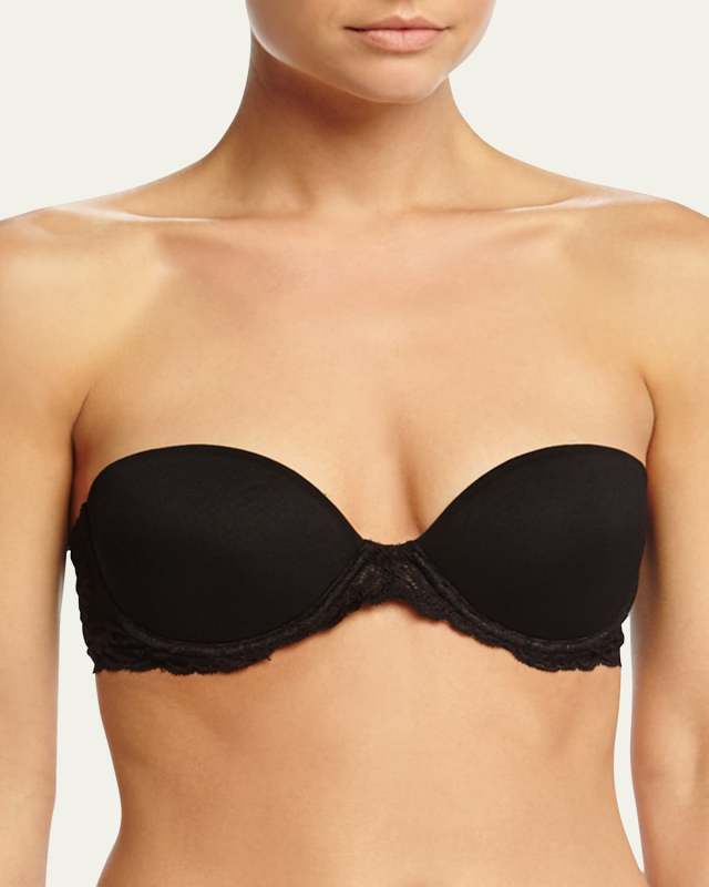 Feathers Strapless Plunge Bra