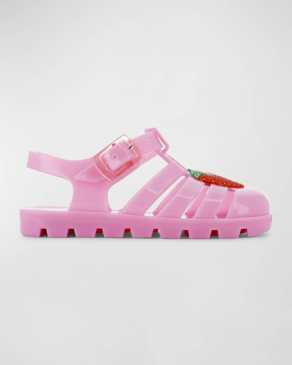 Girl's Strawberry Jelly Sandals, Baby/Toddlers