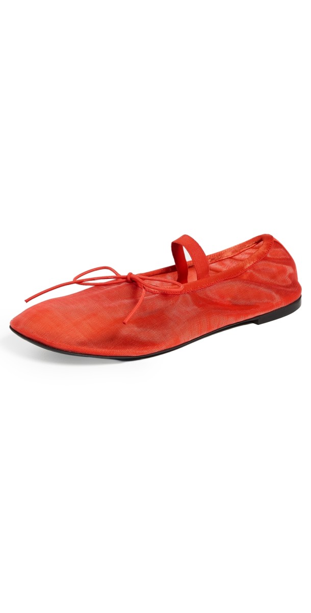 Proenza Schouler Glove Ballet Flats Bright Red
