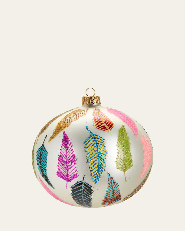 Feathers Handmade Christmas Ornament