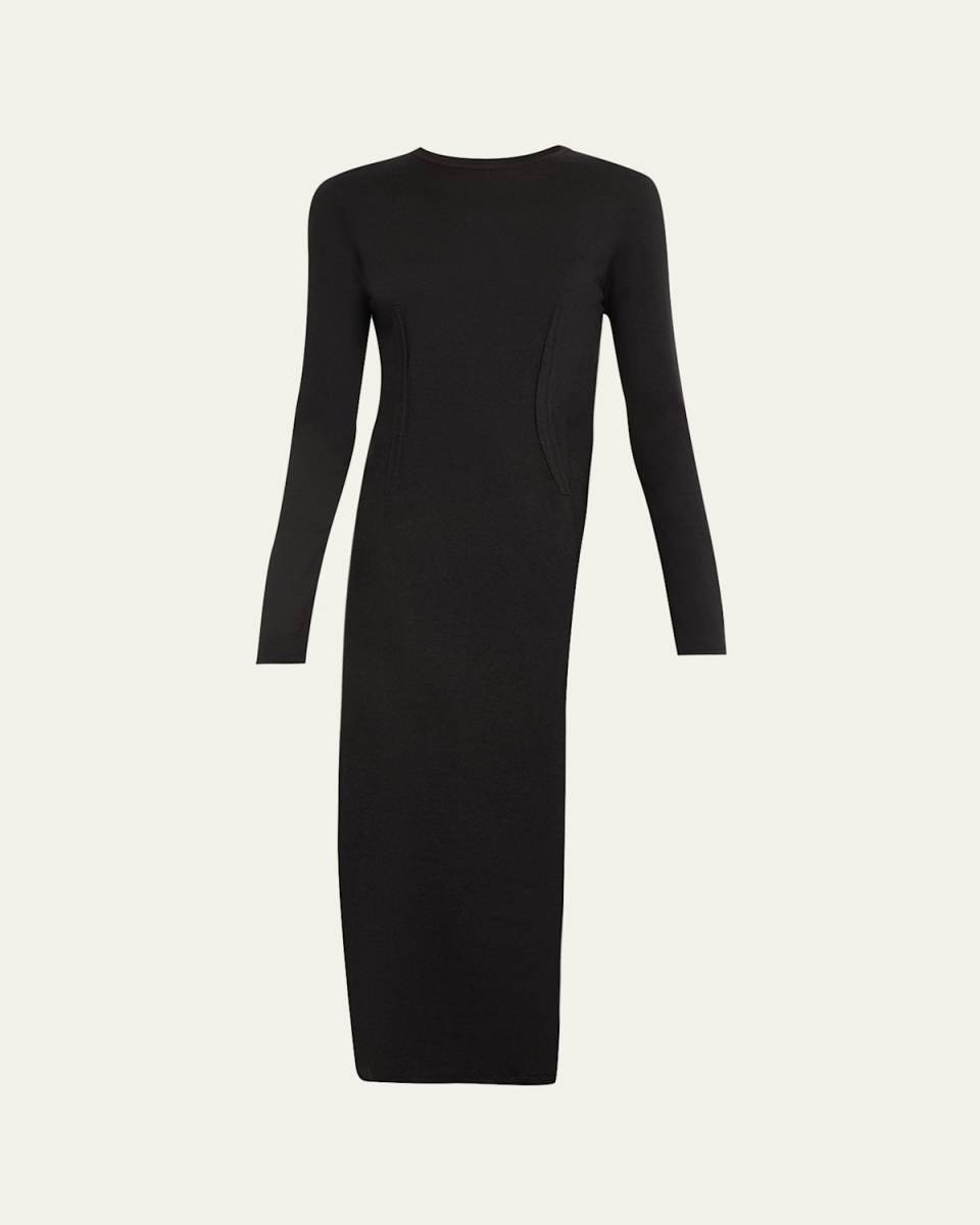 Asymmetric Midi Dress
