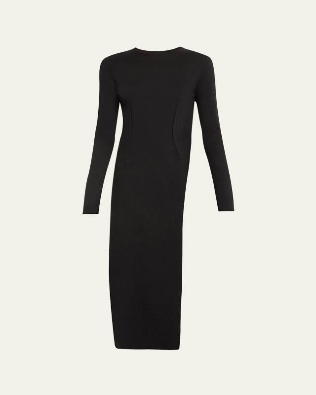 Asymmetric Midi Dress