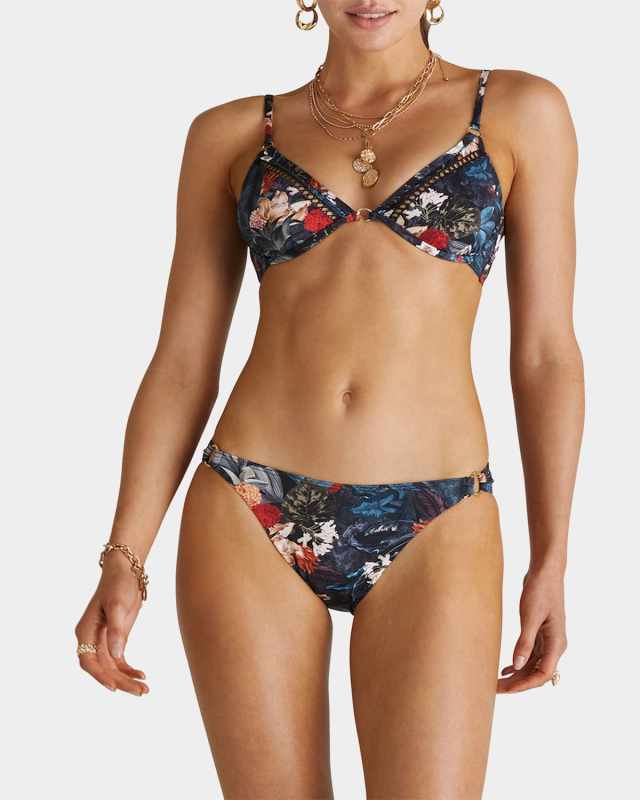 Alexis Floral O-Ring Hipster Bikini Bottoms