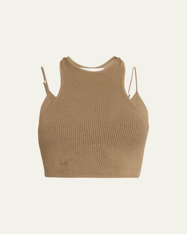 Nyx Layered Knit Crop Top