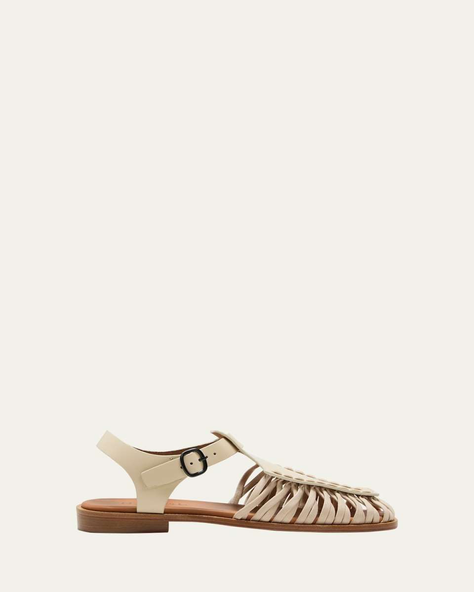 Alaro Caged Leather Sandals