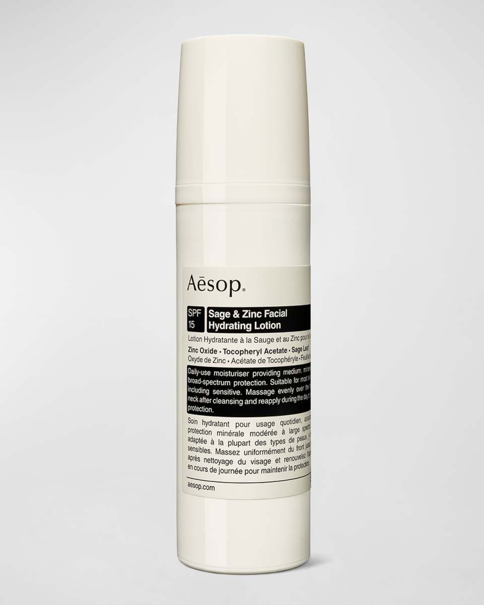 Sage & Zinc Facial Hydrating Lotion SPF 15, 1.7 oz.