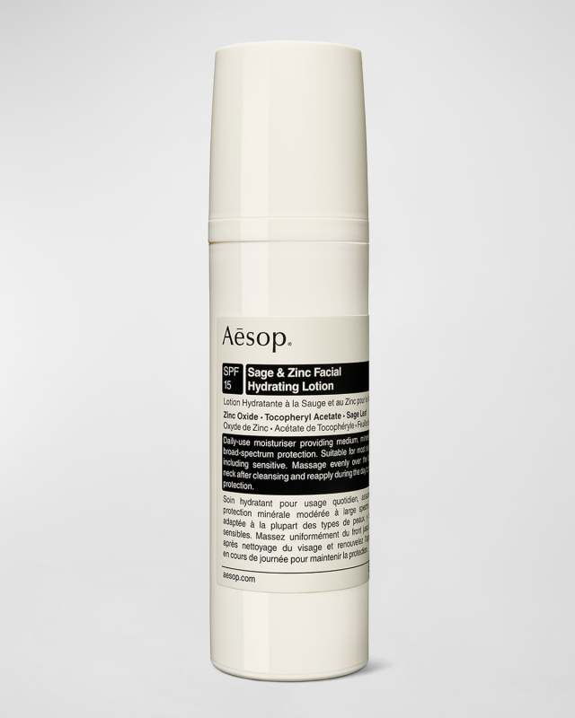 Sage & Zinc Facial Hydrating Lotion SPF 15, 1.7 oz.