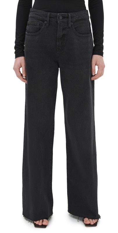 Good American Good Ease Jeans Black32