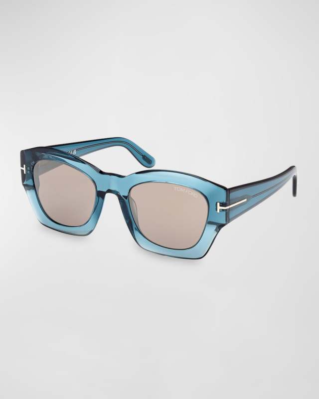Guilliana Acetate Geometric Sunglasses