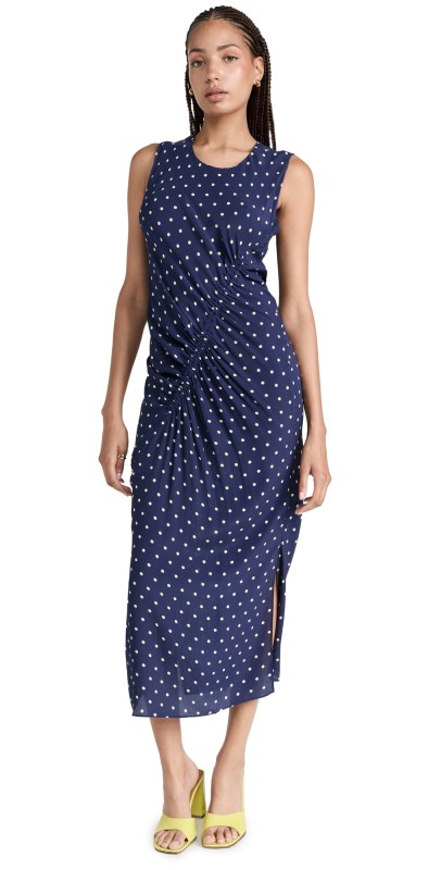 BAUM UND PFERDGARTEN Allanna Dress Blue Margot Dot