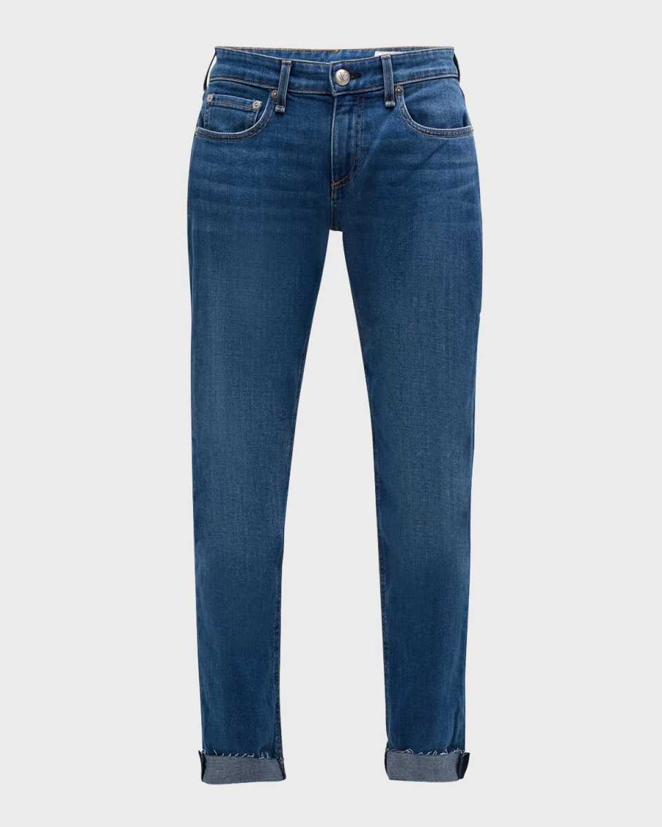 Dre Low-Rise Slim Boyfriend Jeans