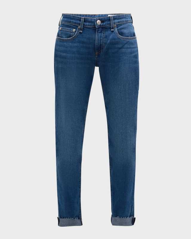 Dre Low-Rise Slim Boyfriend Jeans