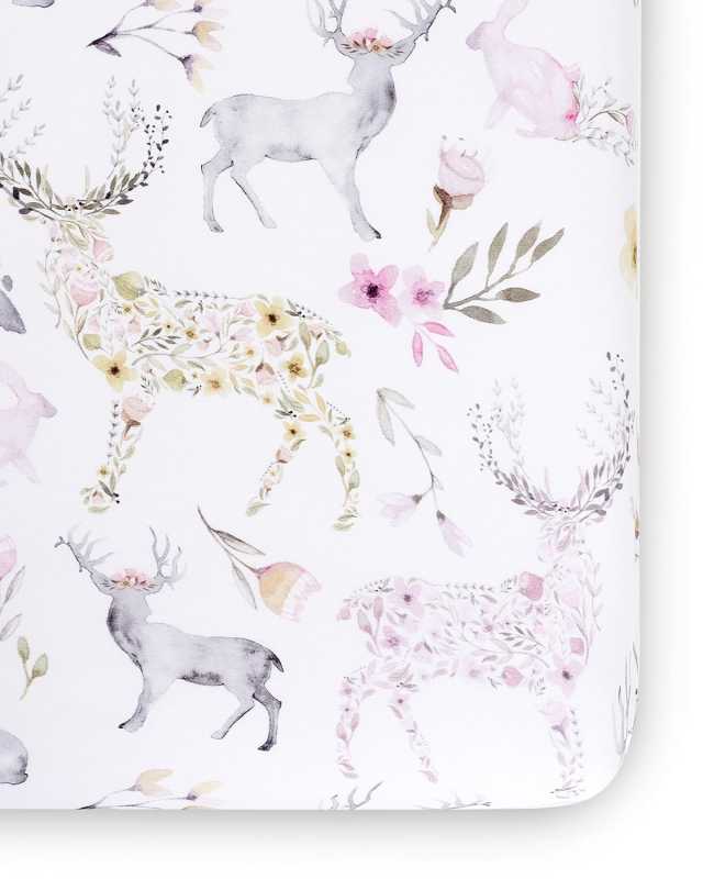 Fawn Jersey Standard Crib Sheet