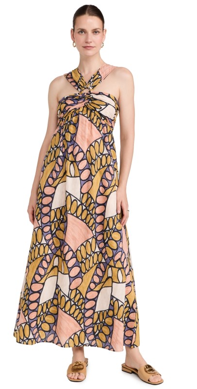 Cleobella Zola Maxi Dress Saguaro Print
