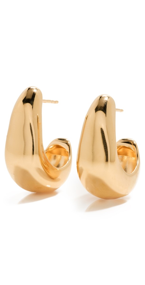Missoma Dome Hoop Earrings Gold