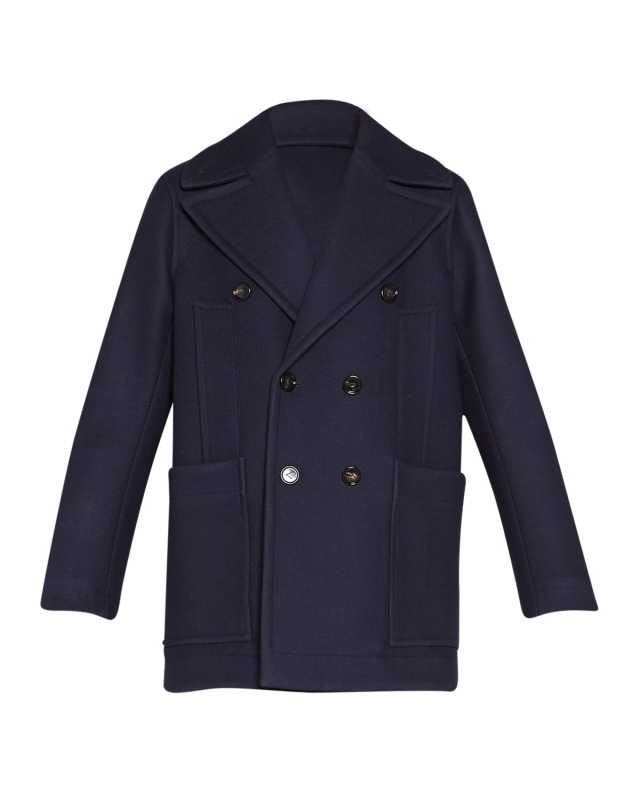 Oversize Stretch Wool Coat