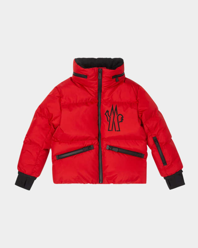 Girl's Verdons Logo-Print Jacket, Size 8-14