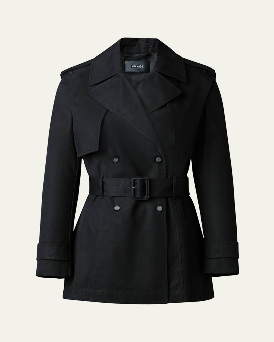Adva Mid-Length Belted Trench Coat
