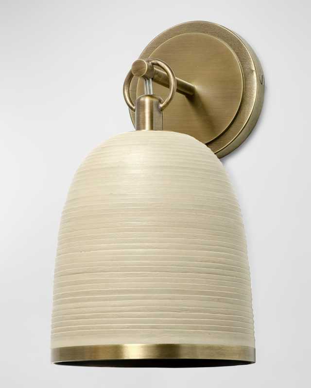 Rivoli Leather Sconce