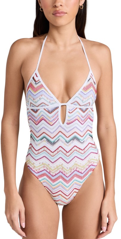 Missoni One Piece Multicolor Red Tones