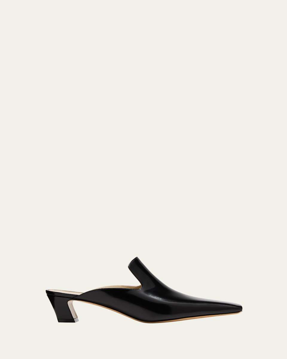 Marfa Leather Loafer Mules