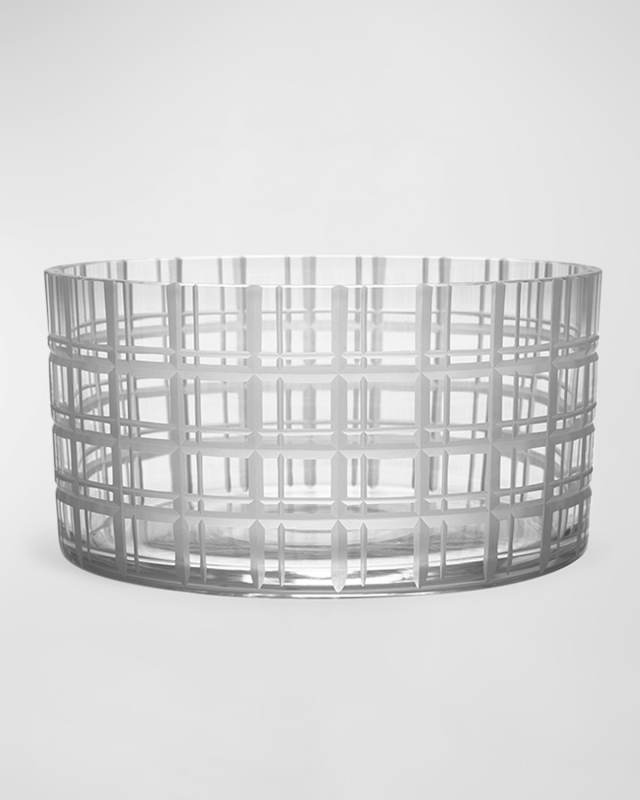 6" Cut in Number Checker Bowl