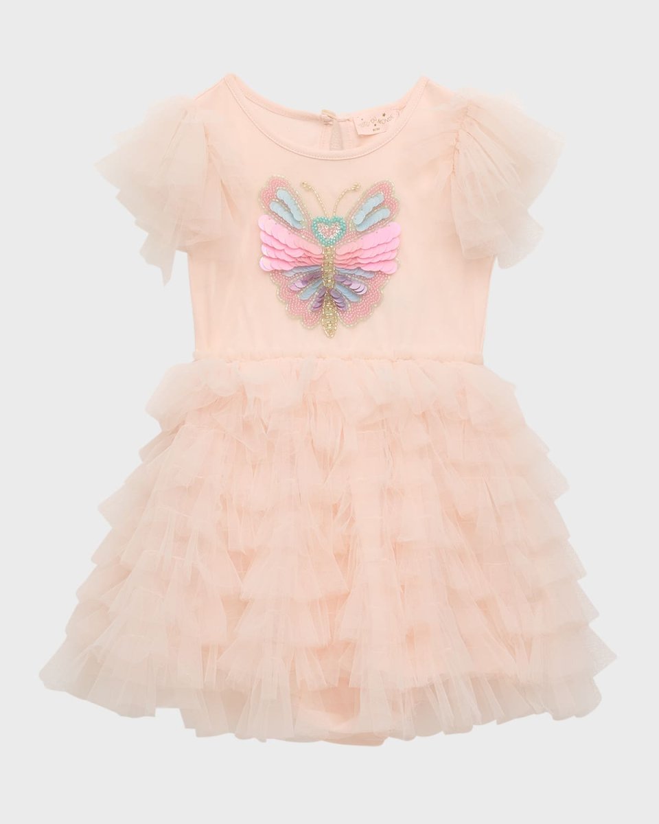 Girl's Bebe Kaleidoscope Embellished Tutu Dress, Size 3M-24