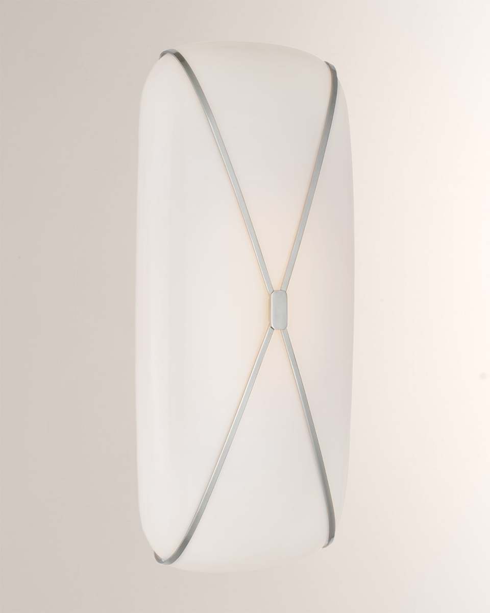 Fondant 24" Linear Bath Sconce in Polished Nickel by Julie Neill
