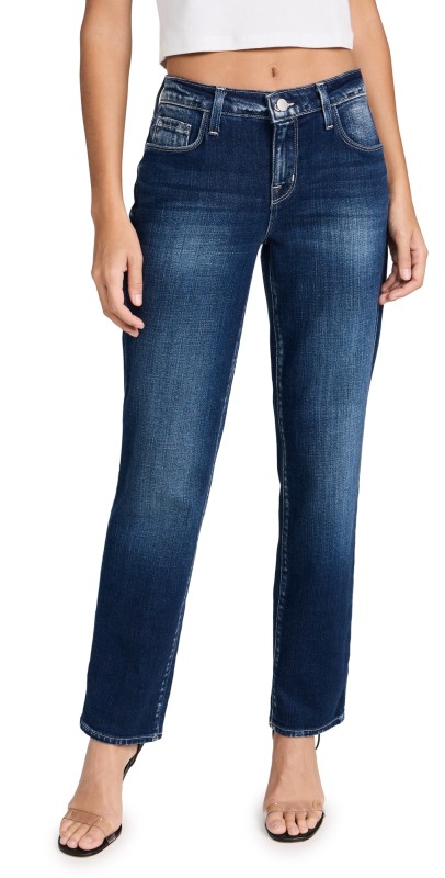 L'AGENCE Marjorie Mr. Slouch Slim Straight Jeans Carson
