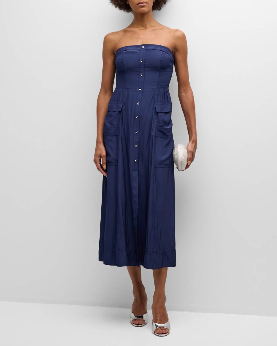 Blair Strapless Midi Dress