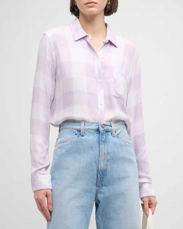 Hunter Gingham Button-Front Shirt