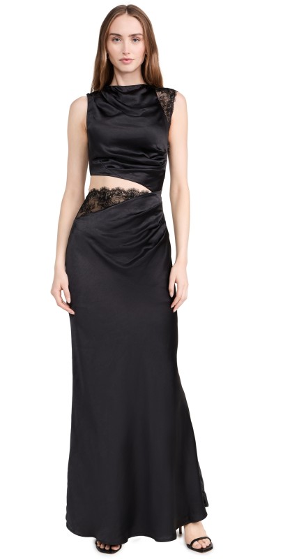 MISHA Kimora Dress Black