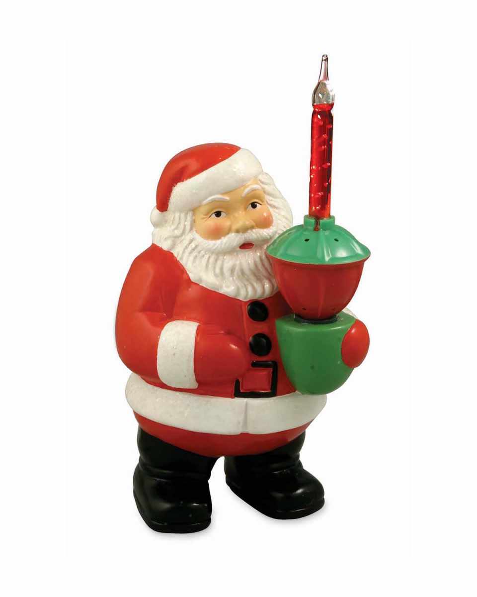 Bubble Light Santa