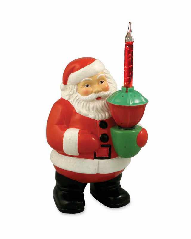 Bubble Light Santa