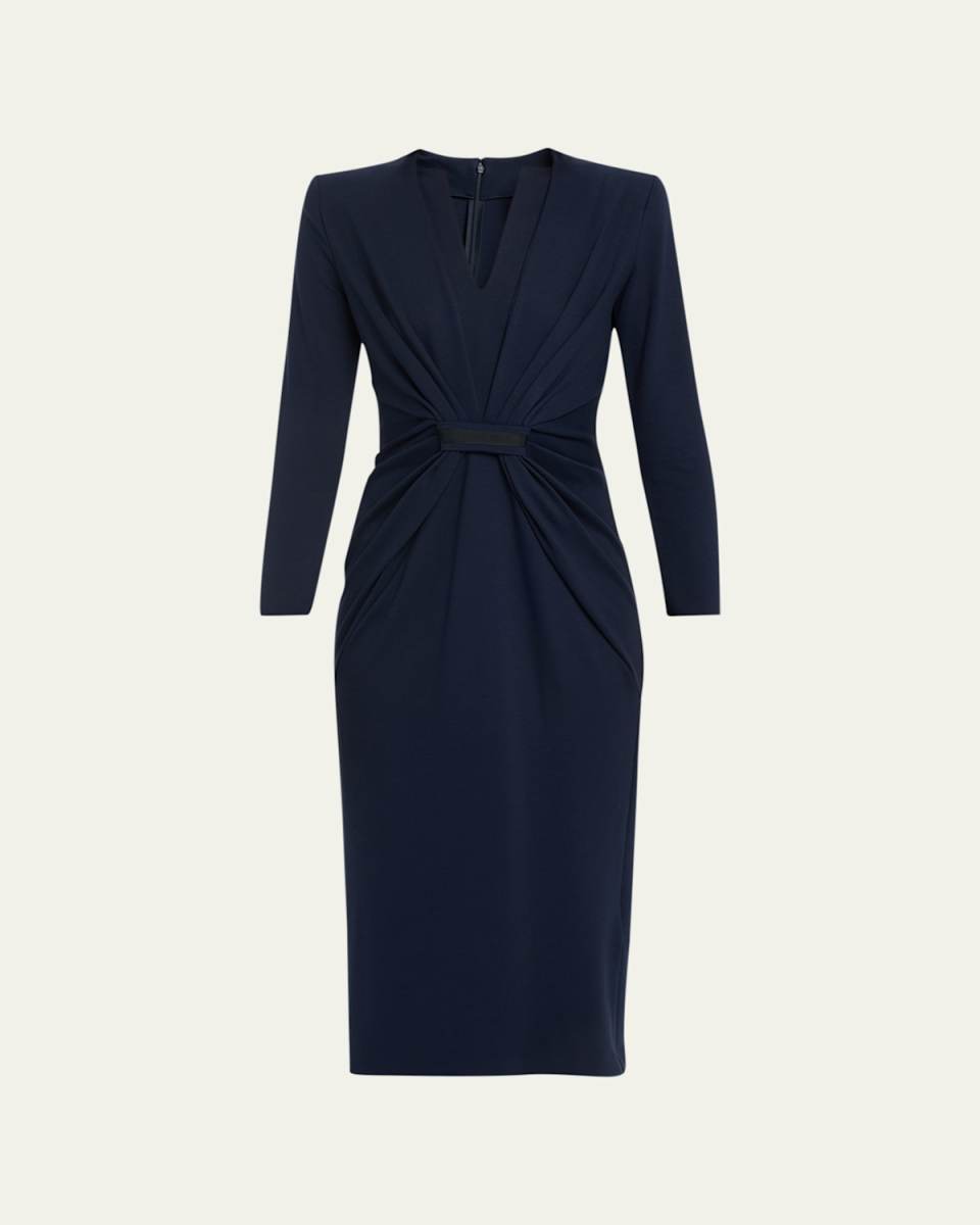 Tab Front Jersey Dress