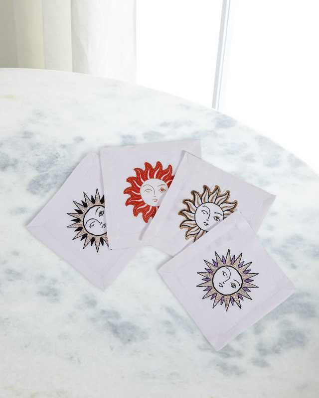 Sun Cocktail Napkins, Set of 4