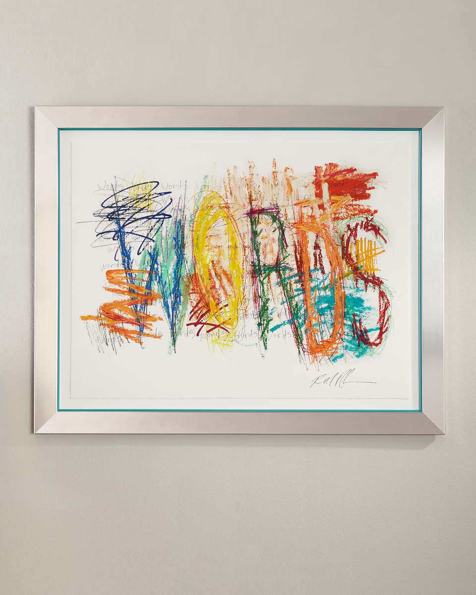 "Mark My Word 4" Giclee on Paper Wall Art