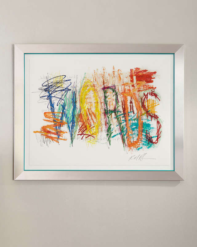 "Mark My Word 4" Giclee on Paper Wall Art