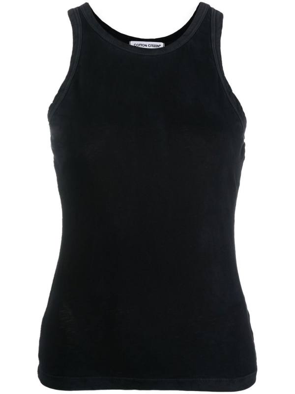 fitted cotton vest