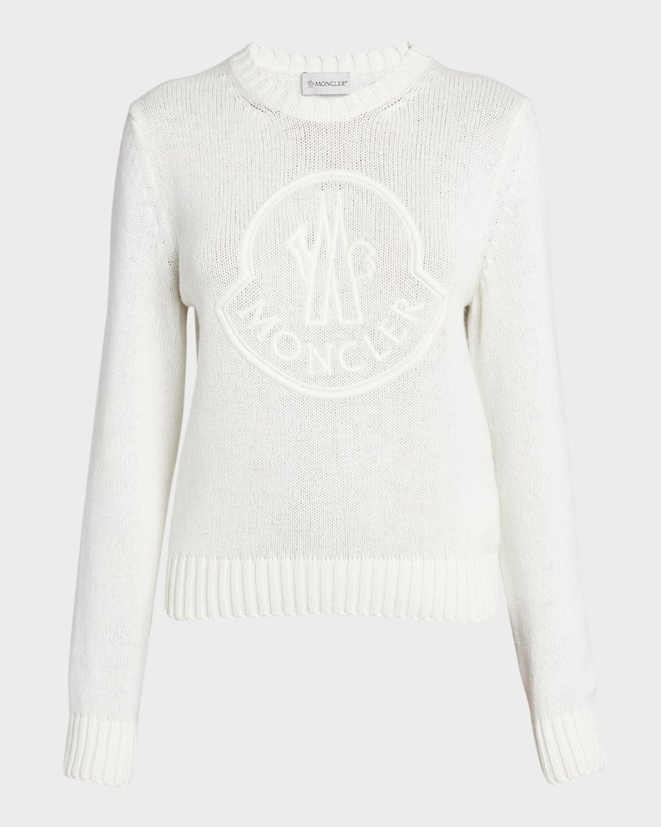 Cashmere Embroidered Logo Sweat