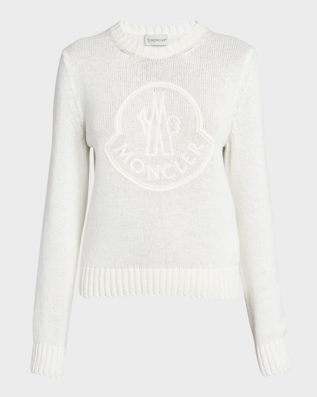 Cashmere Embroidered Logo Sweat