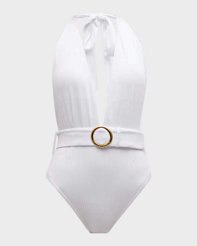 Eva Belted One-Piece Swimsuit