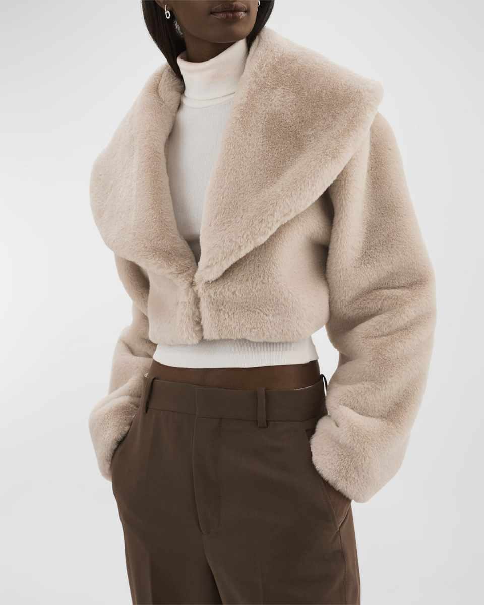 Danika Cropped Faux Fur Jacket